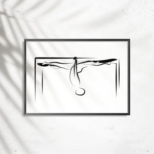 Pilates-Poster | Pilates Kunstdruck | Pilates Studio Dekor |  Pilates-Wand-Dekor | Wandkunst | Pilates-Haltung