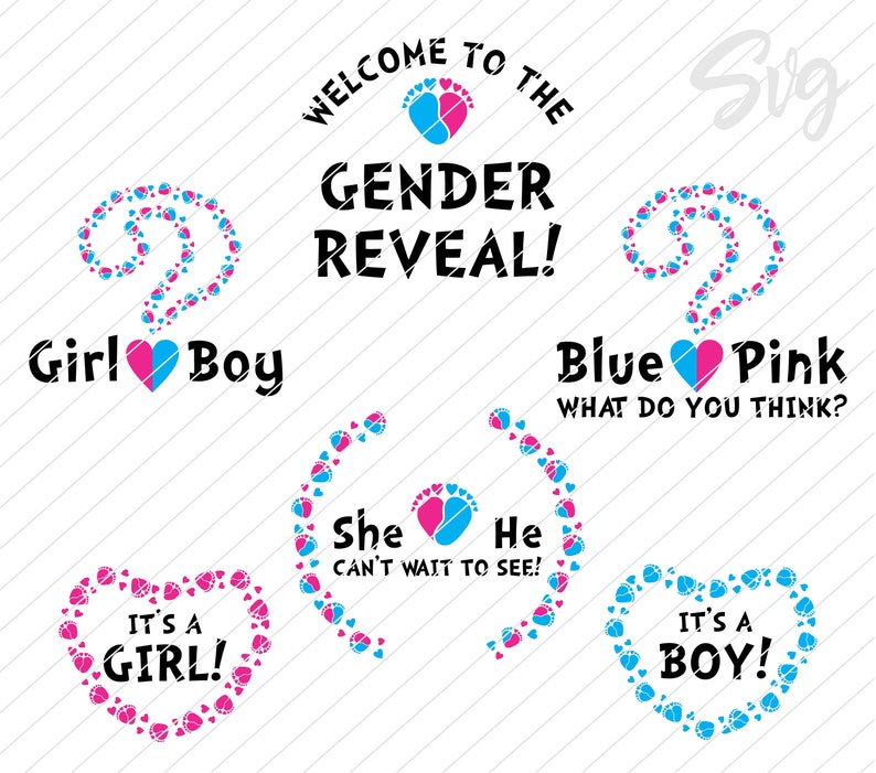 Download Boy Or Girl Svg Baby Feet Svg Baby Footsteps Svg Baby Feet In Shape Of A Heart Svg He Or She Gender Reveal Svg Bundle Art Collectibles Drawing Illustration