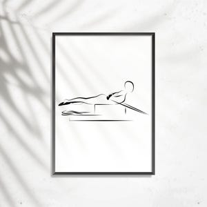 Poster Pilates/Stampa artistica Pilates/Decorazione Studio Pilates/Decorazione da parete Pilates/Arte della parete/Posa di Pilates