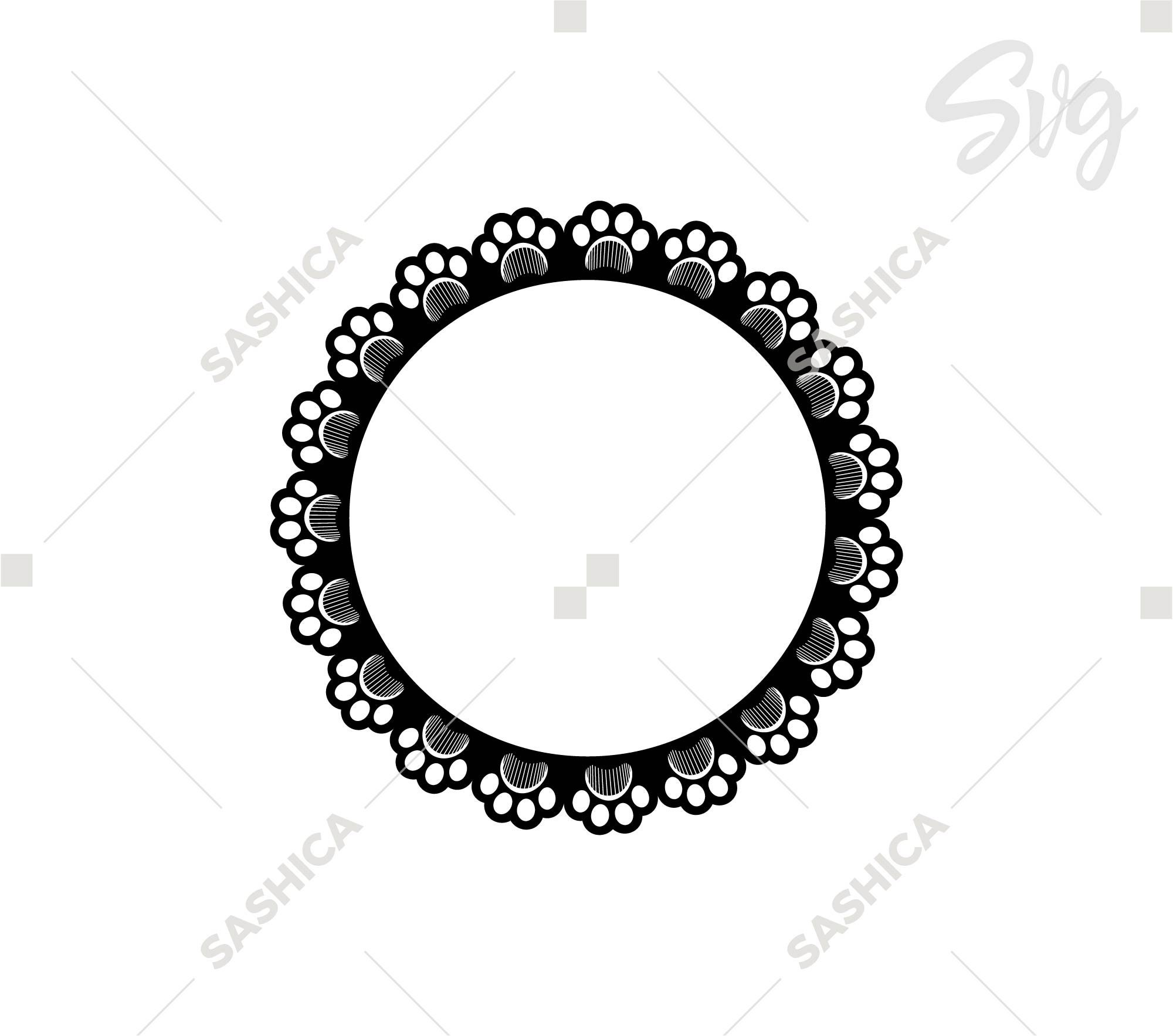 Free Free Paw Print Circle Svg 235 SVG PNG EPS DXF File