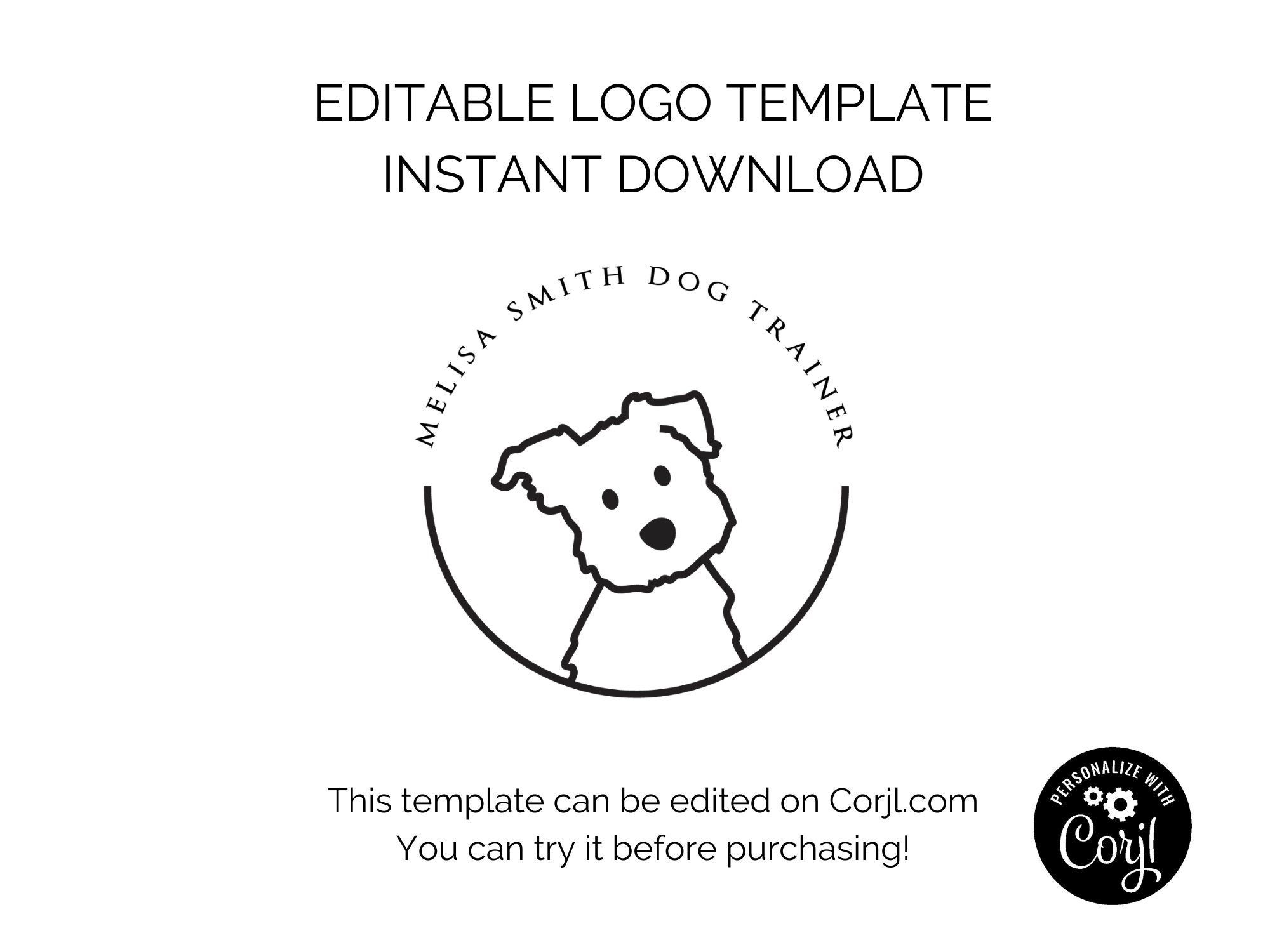 dog-logo-dog-sitter-logo-dog-logo-dog-training-logo-etsy