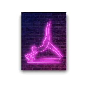 Pilates Poster | Pilates Art Print | Pilates Studio Decor |  Pilates Wall Decor | Wall Art | Pilates neon sign