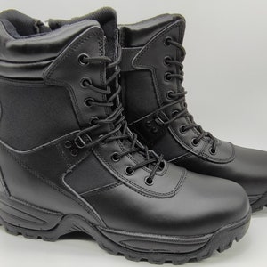 Herren Leder bequeme Stiefel geeignet für den täglichen Gebrauch bei der Arbeit, Gehen, Angeln, Jagen, Wandern, Klettern. Geschenk für Ihn! Hergestellt aus Leder