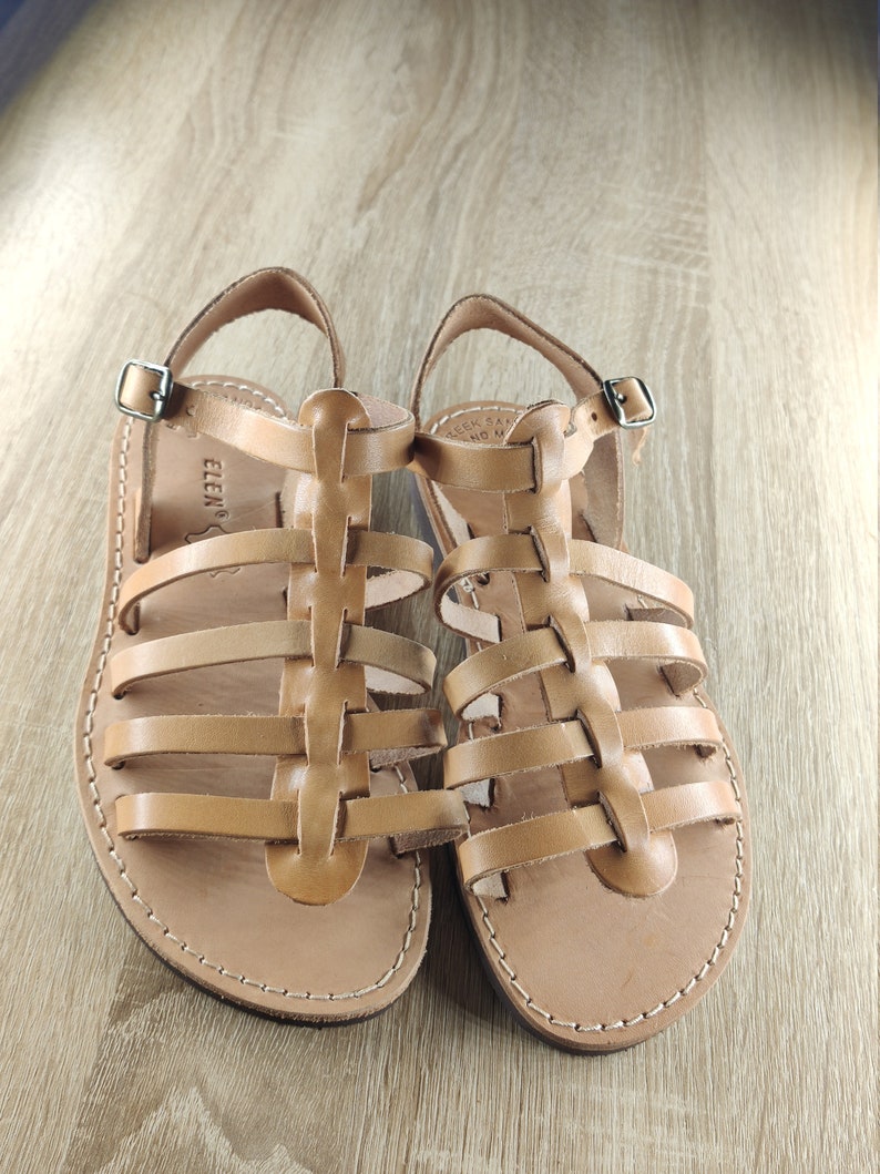 Made from 100/% Genuine Leather Light Soft Comfortable Handmade Sandal,Gift for Her SPARTA Roman Greek Handmade Leather Sandals