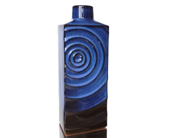 STEULER Vase Cyclone bleu, modèle 213/20