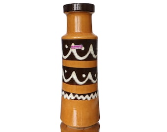 SCHEURICH Ceramic Vase in Brown, Model 205-32