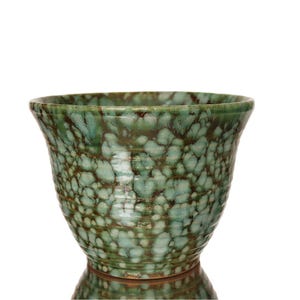 Vaso in ceramica verde - Cachepot