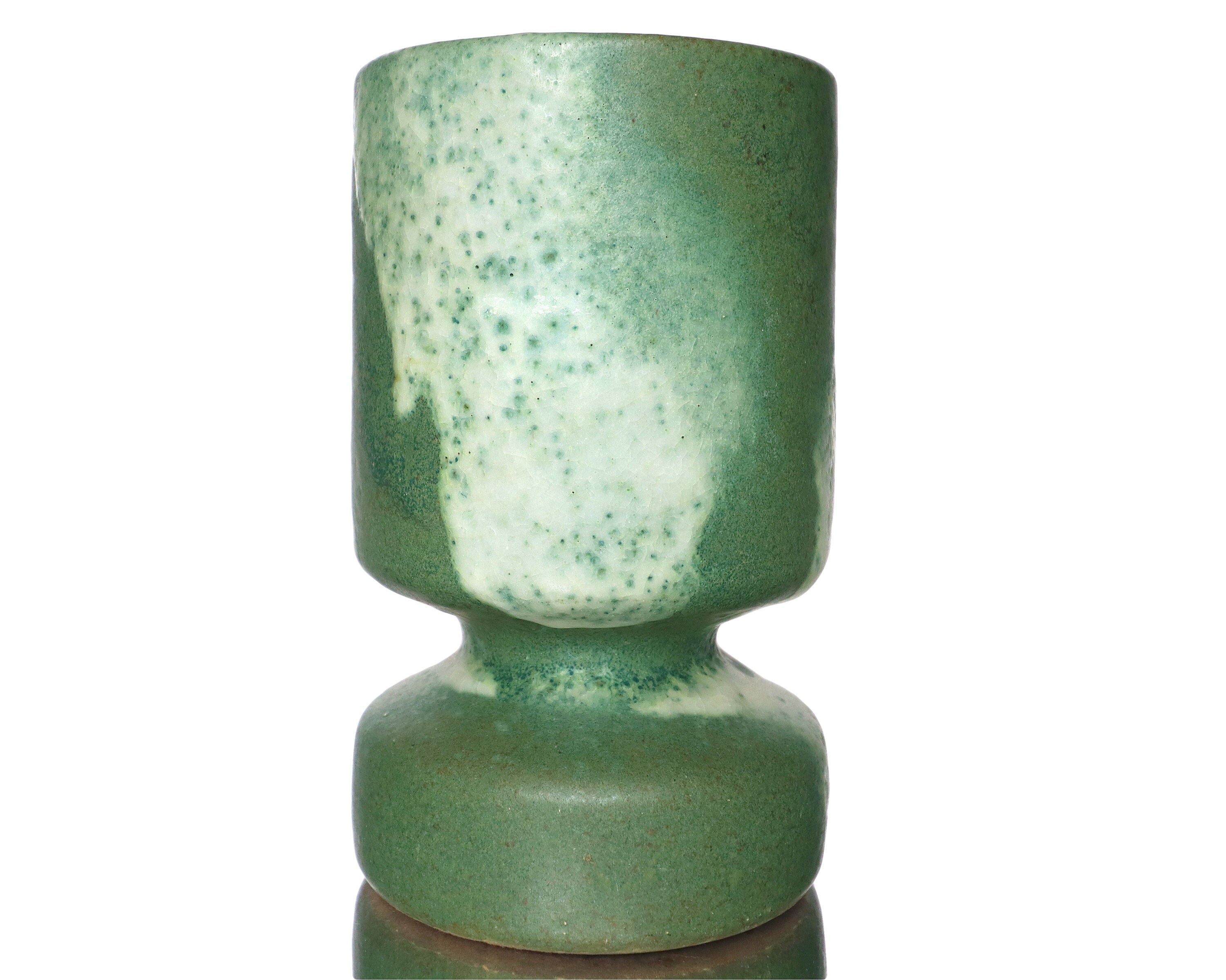 首長の水刺し　58cm　置物　花瓶　透明な緑色 OTTO セラミック ウエスト花瓶 グリーン - Etsy 日本