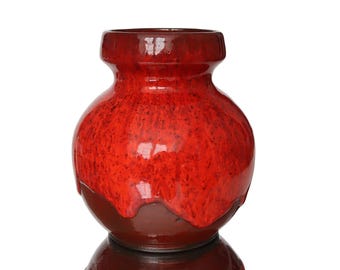 Studio Ceramic Vase in Red