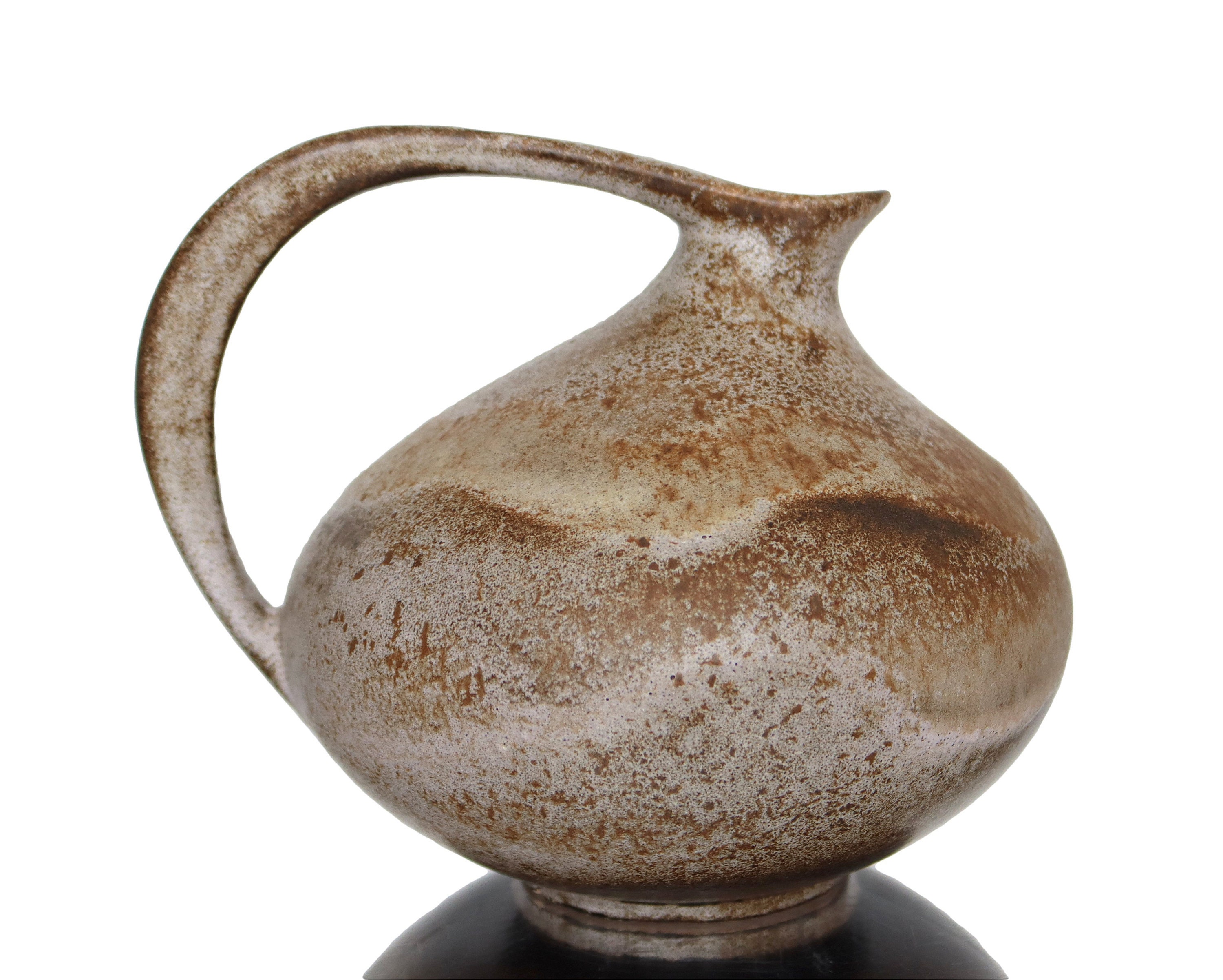 ブラウン RUSCHA 陶器花瓶、モデル 313 - Kurt Tschoerner Design