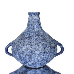 CERAMANO Blue Capri Vase No 218, West German Pottery