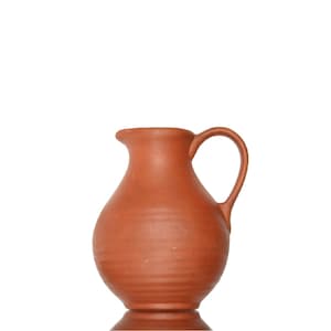ILKRA Miniature Ceramic Ceramic Vase with Handle, BLANK
