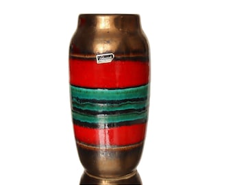 SCHEURICH Ceramic Vase, Model 242-22 - West Germany Pottery