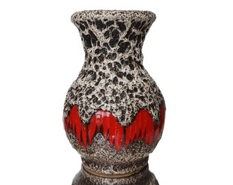 Scheurich Lora Fat Lava Vase 242-22 - Etsy