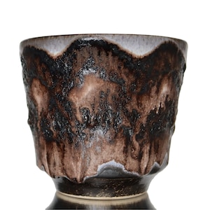 Small Ceramic Planter with Lava Glaze - Cachepot - DUMLER & BREIDEN