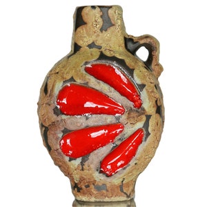 ES KERAMIK Ceramic Lava Vase, Petal Pattern - Emons and Sons