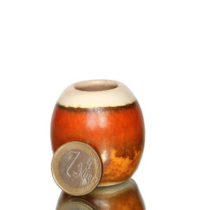 Miniature Ceramic Vase in Brown