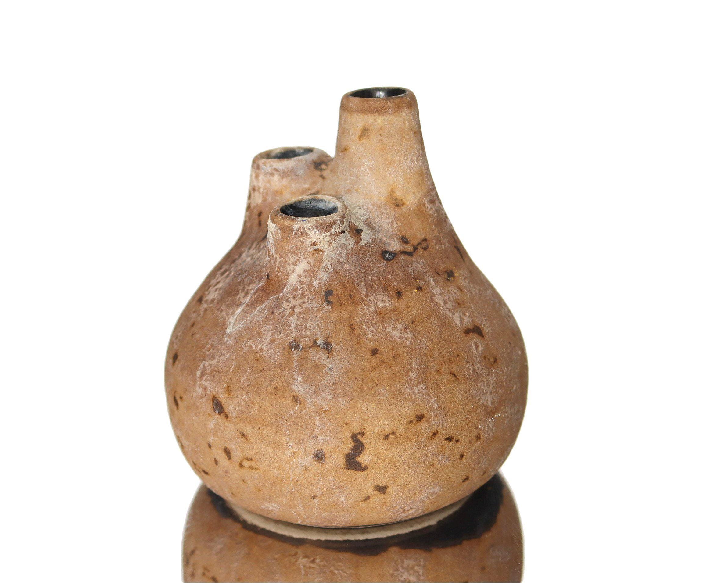 希少なP-KERAMIK製陶器花瓶（ブラウン）、モデル25 - Etsy 日本