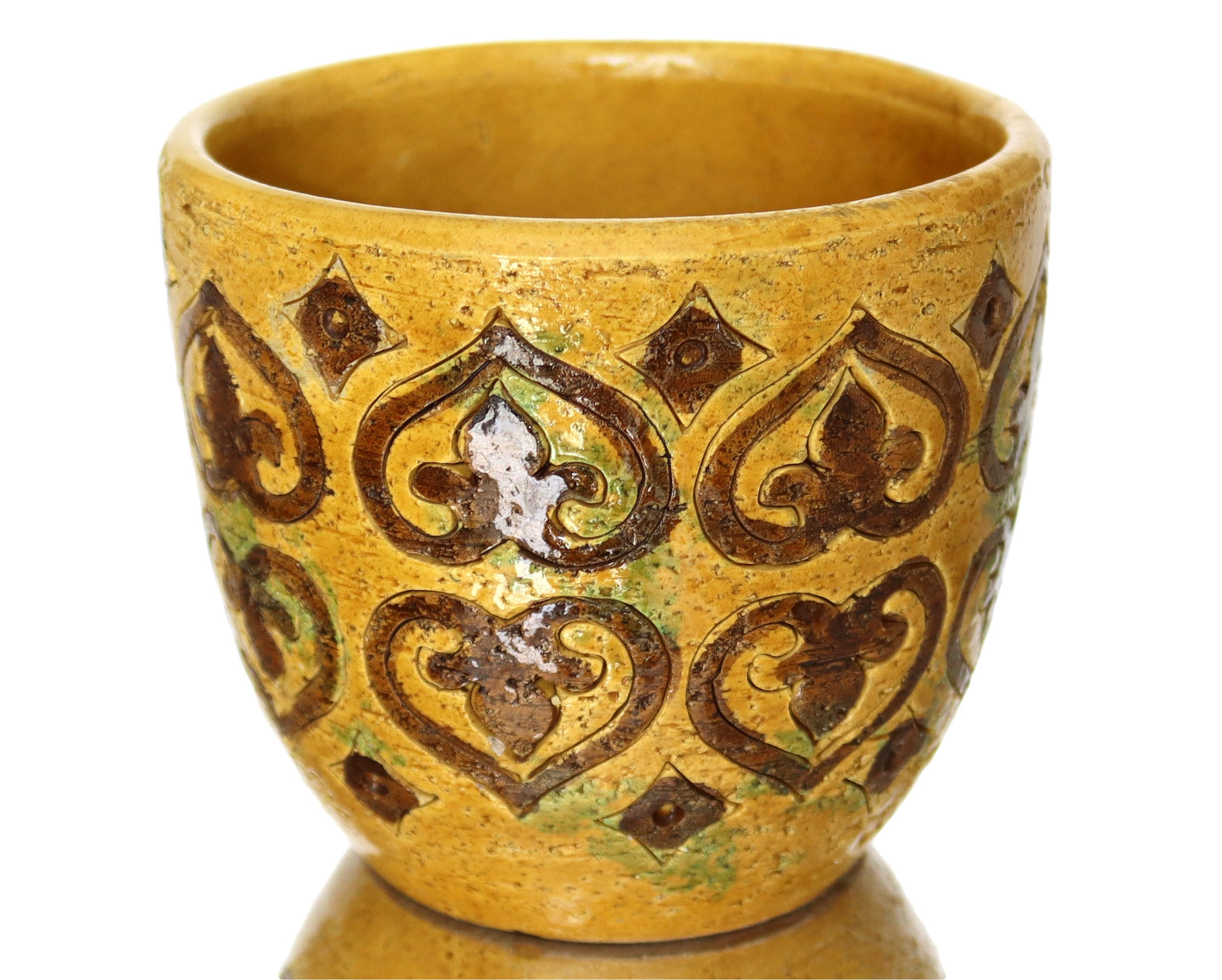 BITOSSI Ceramic Planter - Moresco Pattern - Aldo Londi Design, Italy ...
