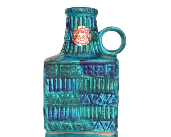 BAY Ceramic Vase Relief Decor Model 71-17 by Bodo Mans - Etsy