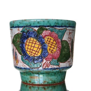 Handpainted MAREI Majolika Planter - Cachepot