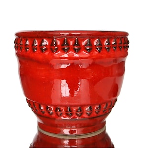 Red Ceramic Planter - Cachepot