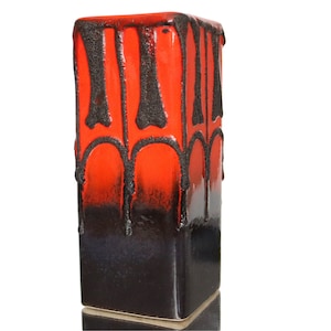 FOHR Ceramic Vase with Fat Lava Glaze