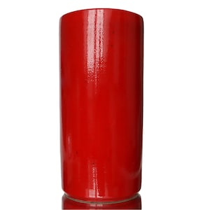 Large Ceramic Vase in Red, Model 120/30