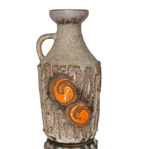 STREHLA Ceramic Vase in Grey - East Germany Pottery