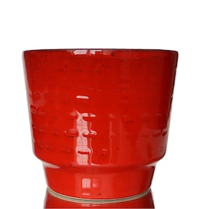FOHR Red Ceramic Planter - Cachepot