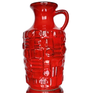 Vaso in ceramica ÜBELACKER rosso 1687-21, Ü-Keramik - Design Abstrakt di Halidan Kutlu
