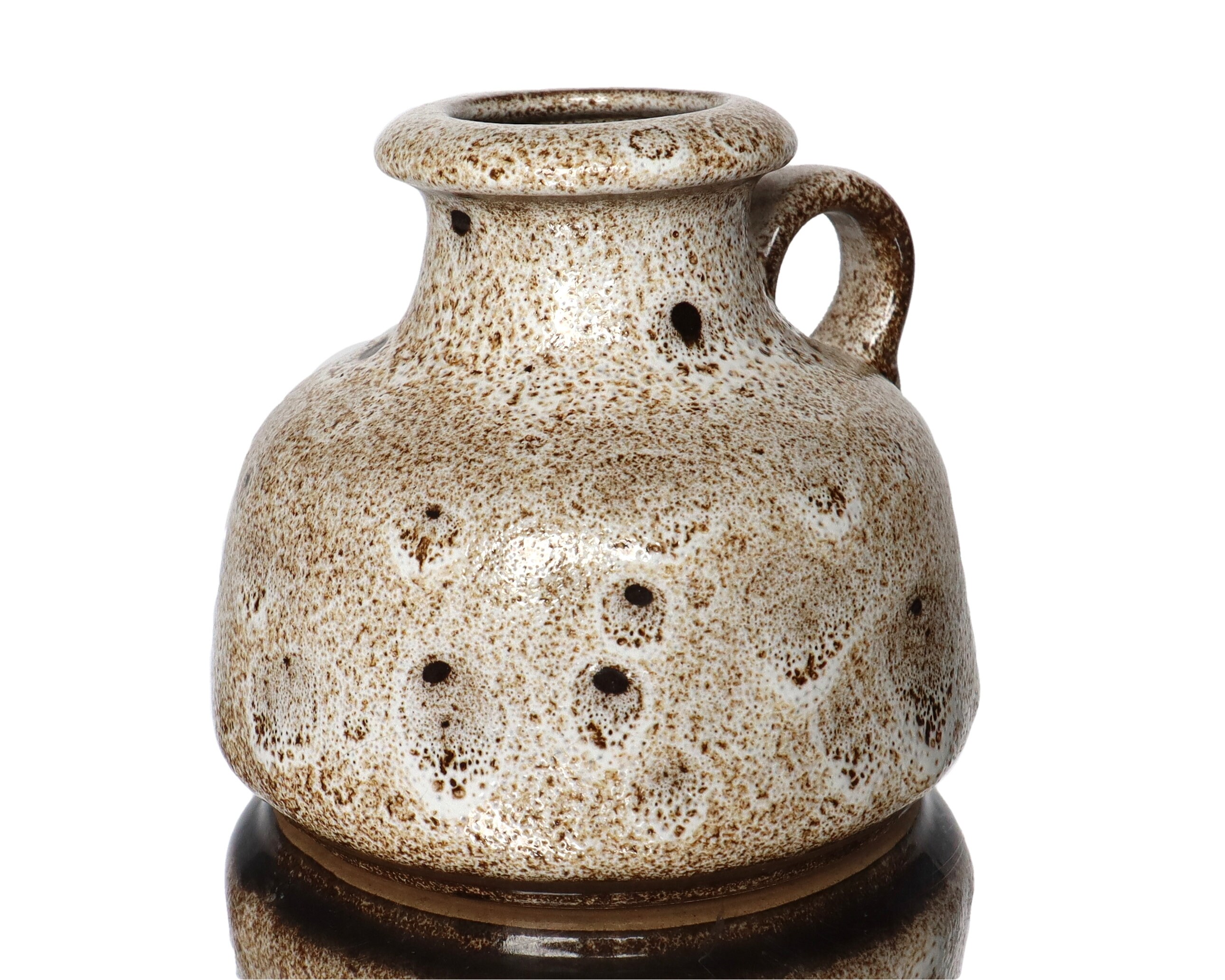 Brown SCHEURICH Fat Lava Vase, Model 493-10 - Etsy