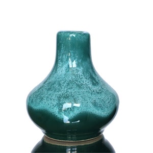 Miniature Ceramic Vase in Green