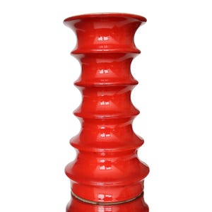 Large STEULER Vase in Red, Model 222/25