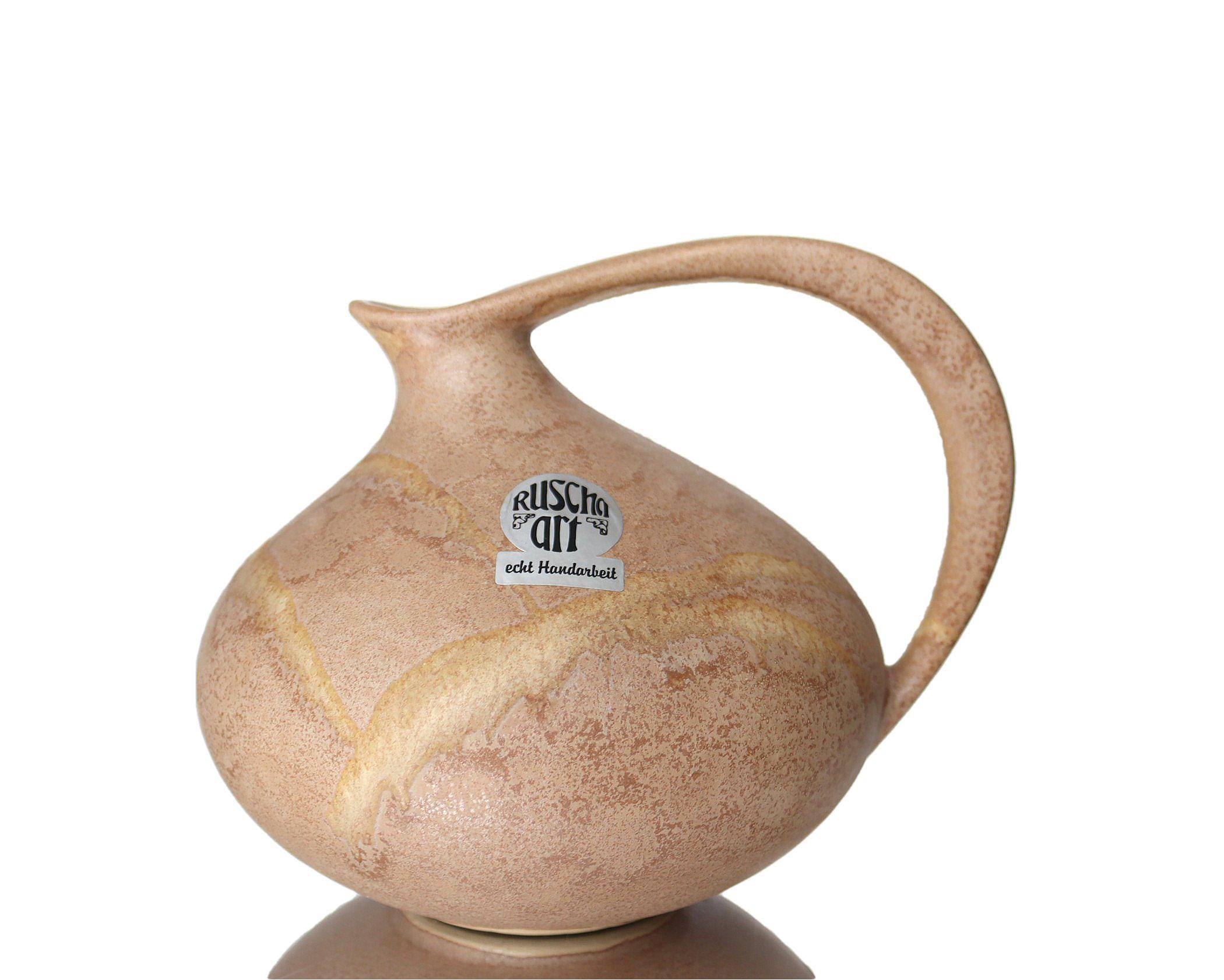 ドイツ ルシャ Ruscha 陶器 花瓶 ヴィンテージ 約51x30 美しい