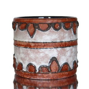 1x Small MAREI Ceramic Lava Planter - Cachepot - Flower Pot 11/1