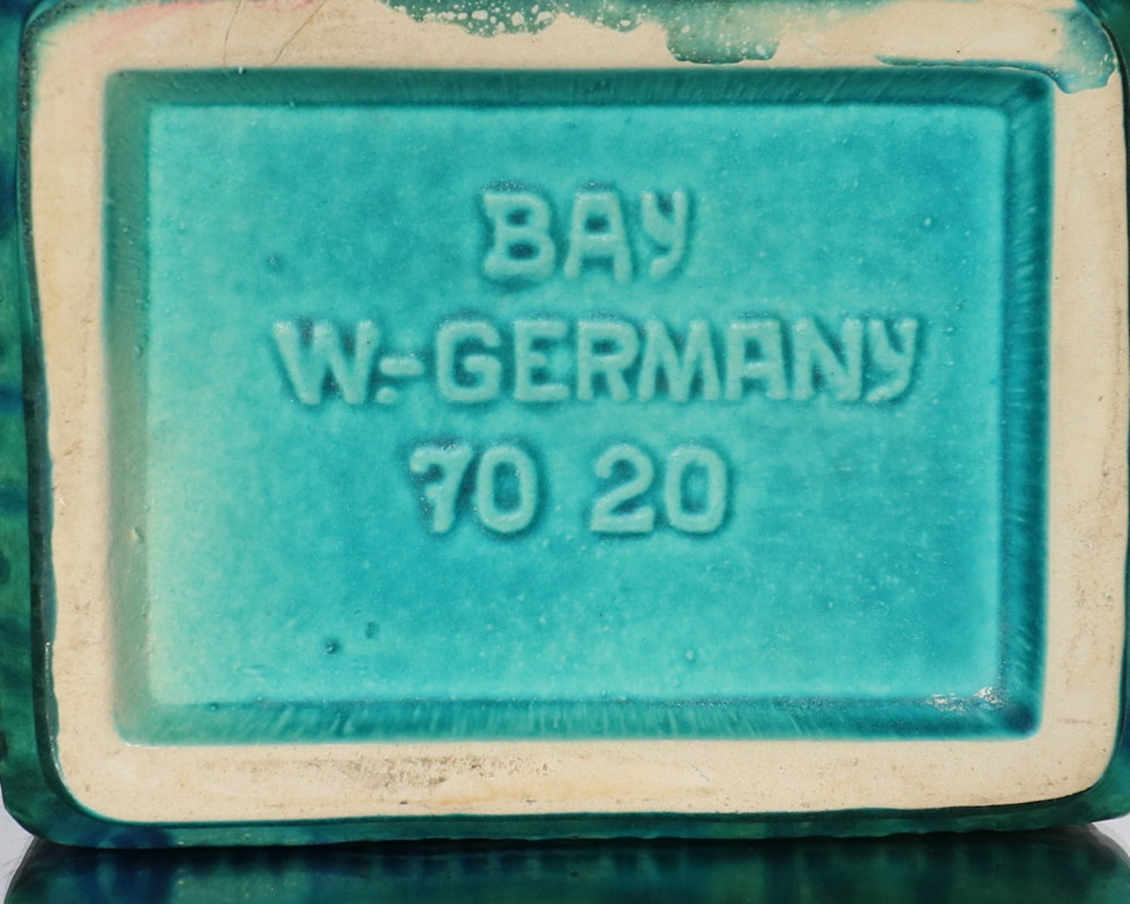 BAY Ceramic Vase Relief Decor Model 7020 by Bodo Mans Etsy