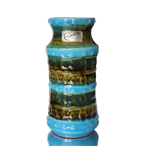 Small CARSTENS Vase in Turquoise, Model 7139-15