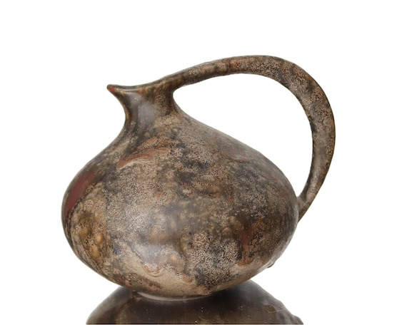 RUSCHA 陶器製花瓶（ブラウン）、モデル313 - Kurt Tschoerner Design