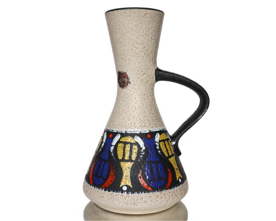 セラミック花瓶 346-22 - DÜMLER & BREIDEN - 西ドイツ陶器 - Etsy 日本