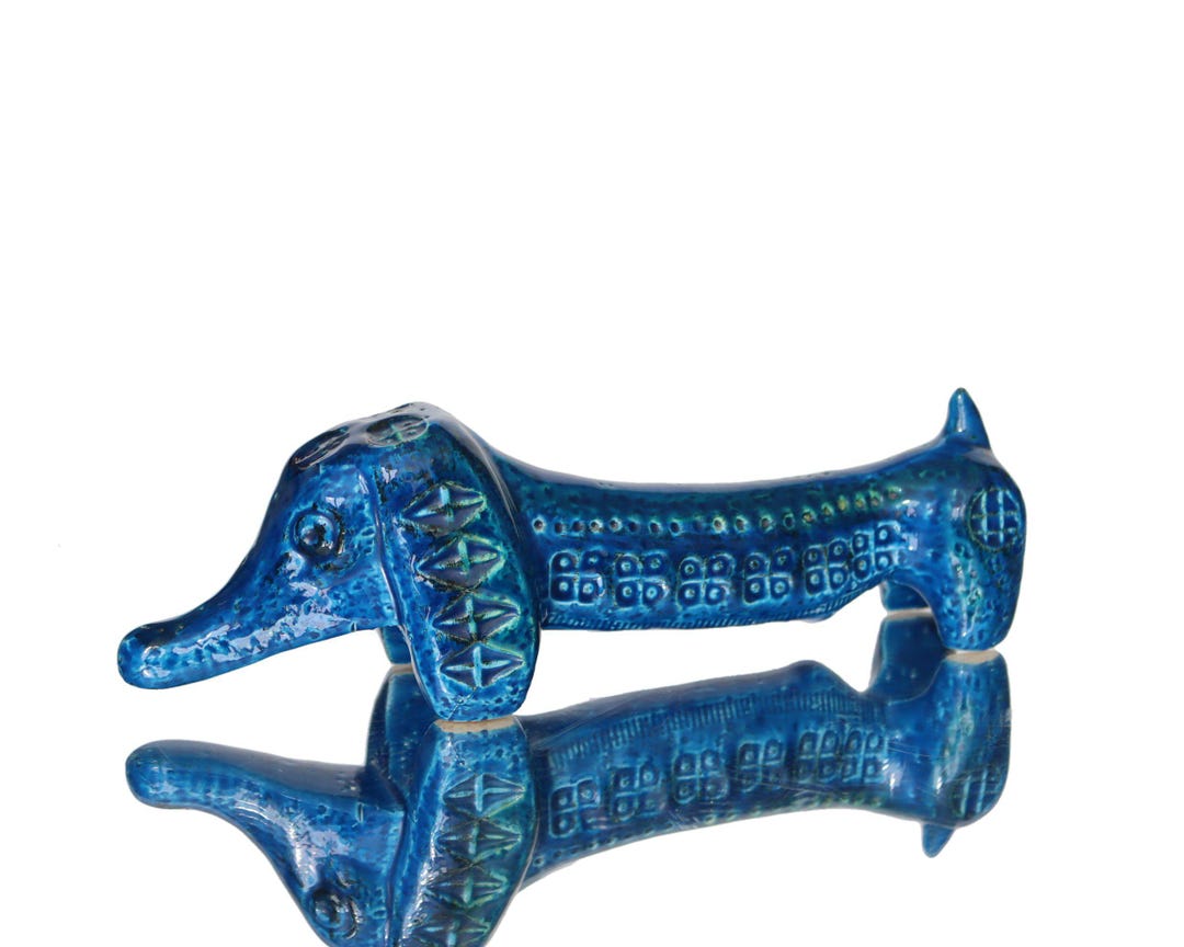 ヴィンテージ ビトッシ リミニブルー ダックスフンド ヴィンテージ ビトッシ リミニブルー ダックスフンド ヴィンテージ