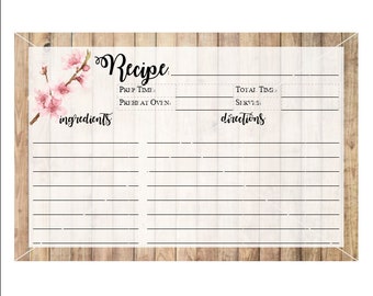 Tarjeta de recetas *Descarga digital*