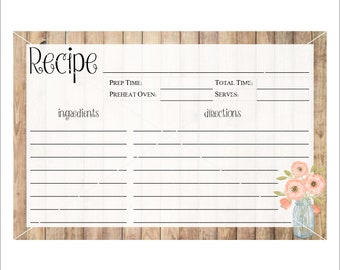 Tarjeta de recetas *Descarga digital*