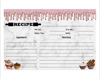 Tarjeta de recetas *Descarga digital*