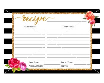 Tarjeta de recetas *Descarga digital*