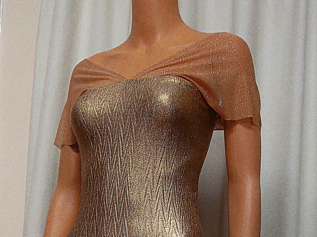 Gliss Dress- Metalic Silver main image 0