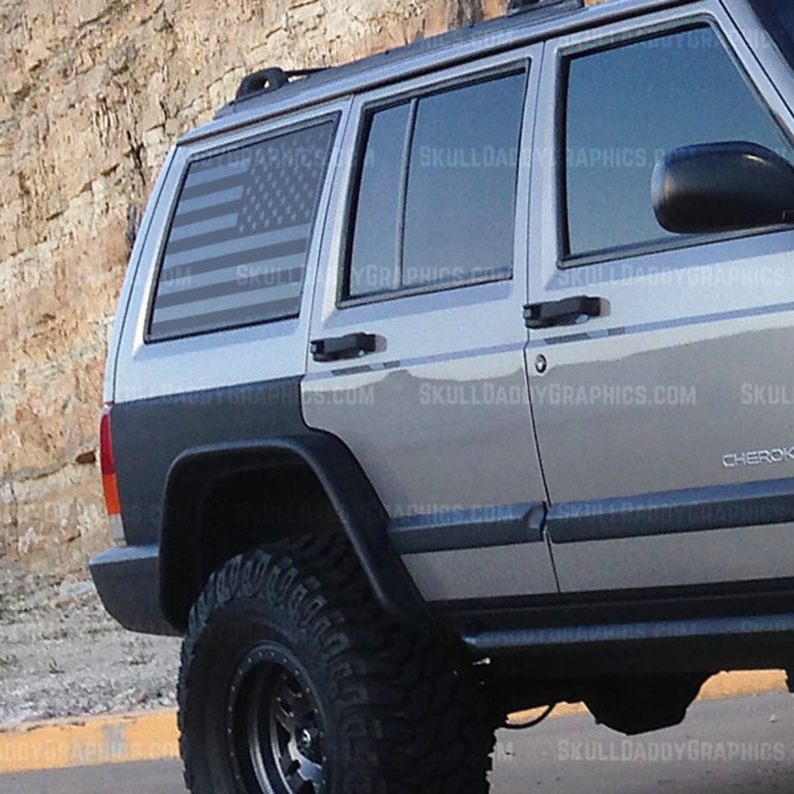 XJ U.S.A. PRECUT Window Flags to Fit Jeep Cherokee 19872001 Etsy UK