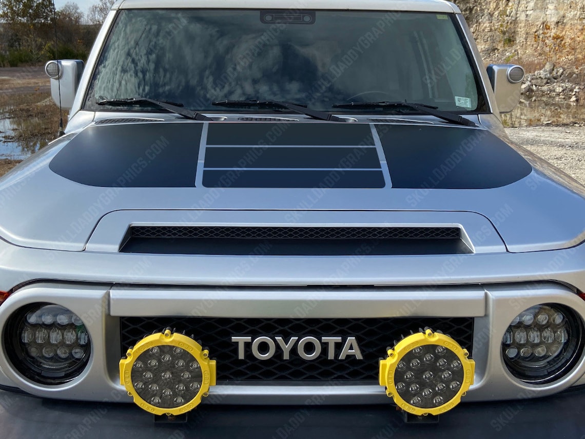 FJ Cruiser Hood Black Out Ivan Stripes Decal Sticker Toyota | Etsy