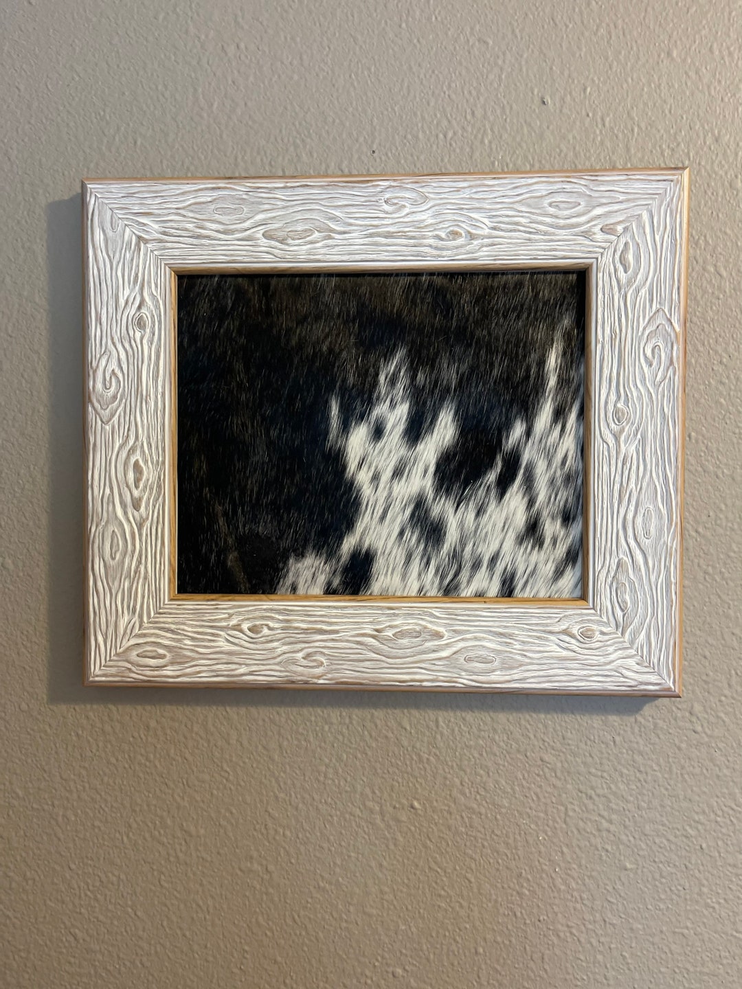 Cowhide Branding/display Frame Etsy