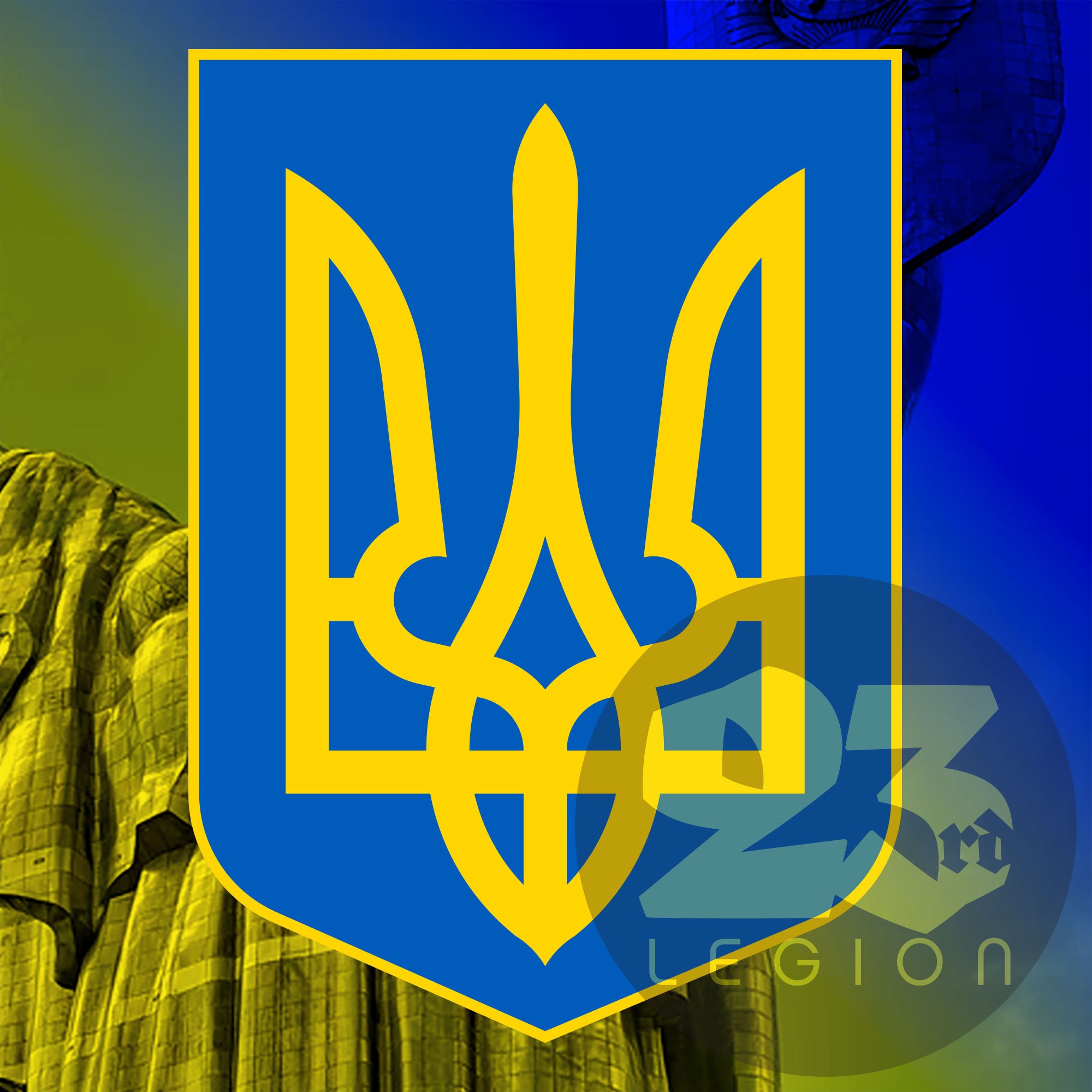 UKRAINE Drapeau UKRAINIEN Autocollant 100mm x1 + 2 BONUS